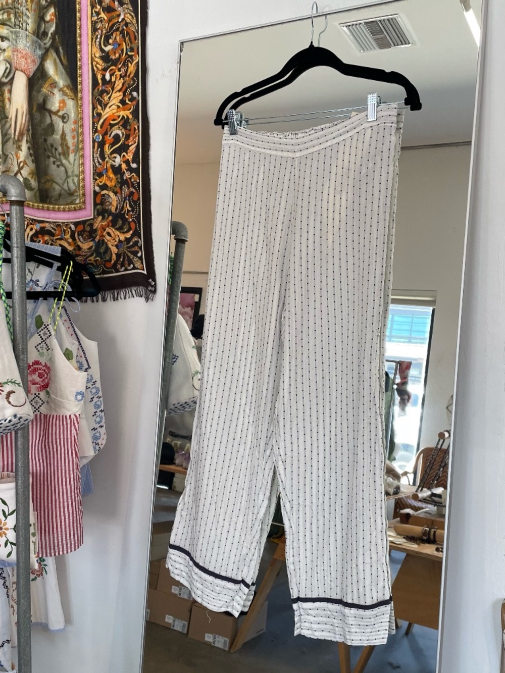 Priveh Polka Dot Wide Leg Pants